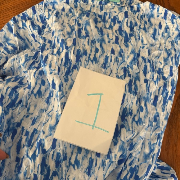 melissa odabash cover up blue and white - Picture 2 of 7